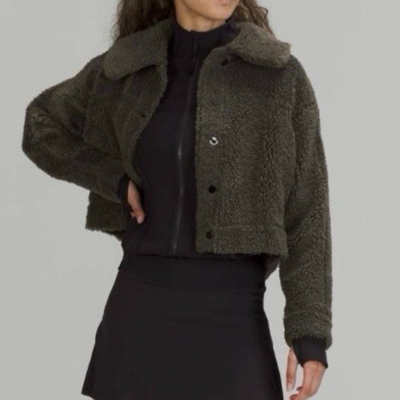 Lululemon Texture Fleece Sherpa Jacket - Picture 3 of 6